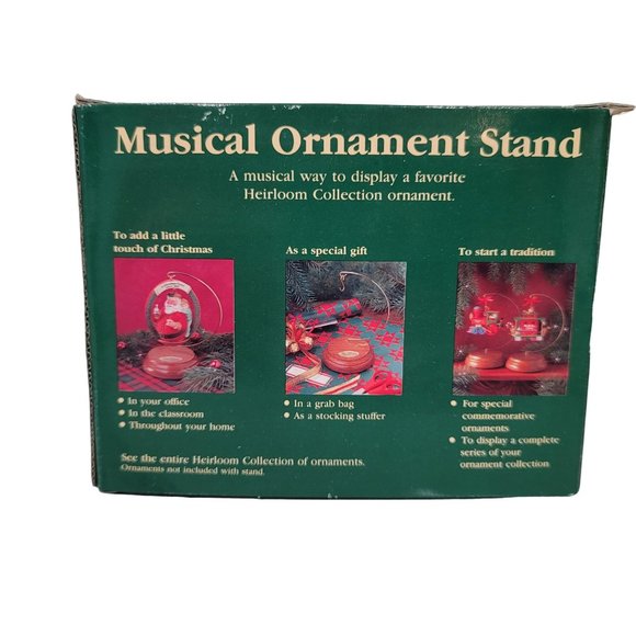 Carlton Cards NWT "Musical Ornament Display Stand" 1992 Christmas display vintag - Picture 2 of 4